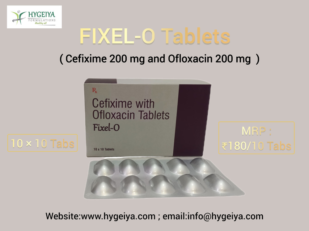 Fixel-O: Cefixime with Ofloxacin Tablets