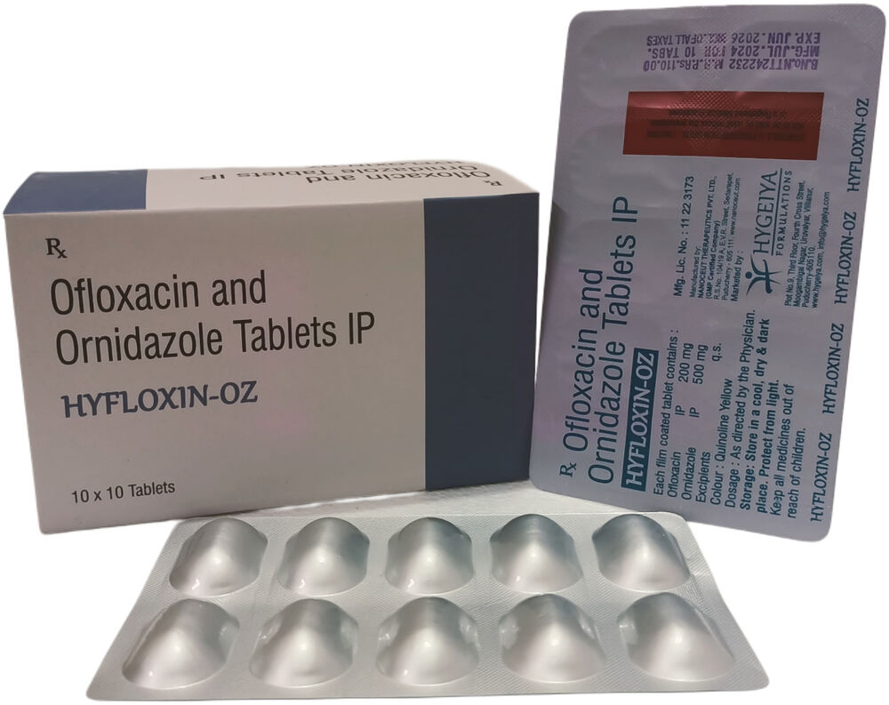 Hyfloxin-OZ: Ofloxacin and Ornidazole Tablets IP