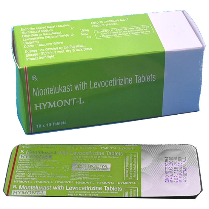 Hymont-L: Montelukast with Levocetirizine Tablets