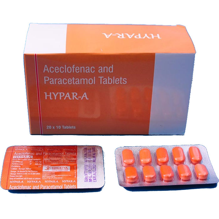 Hypar-A: Aceclofenac and Paracetamol Tablets