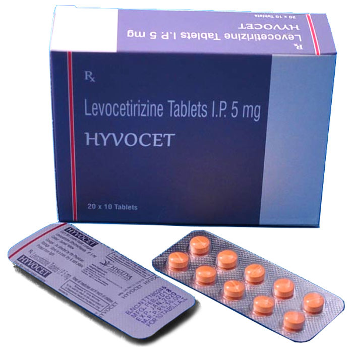 Hyvocet: Levocetirizine Tablets 5 mg