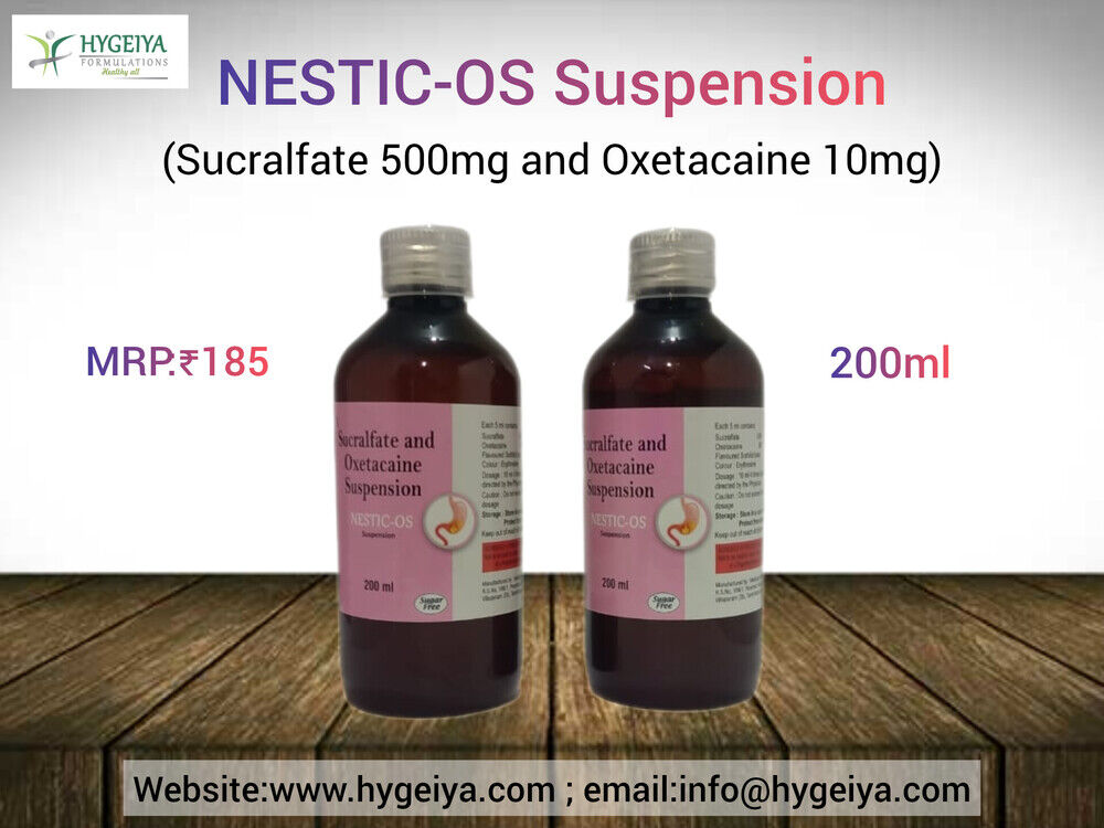 Nestic-OS: Sucralfate and Oxetacaine Suspension