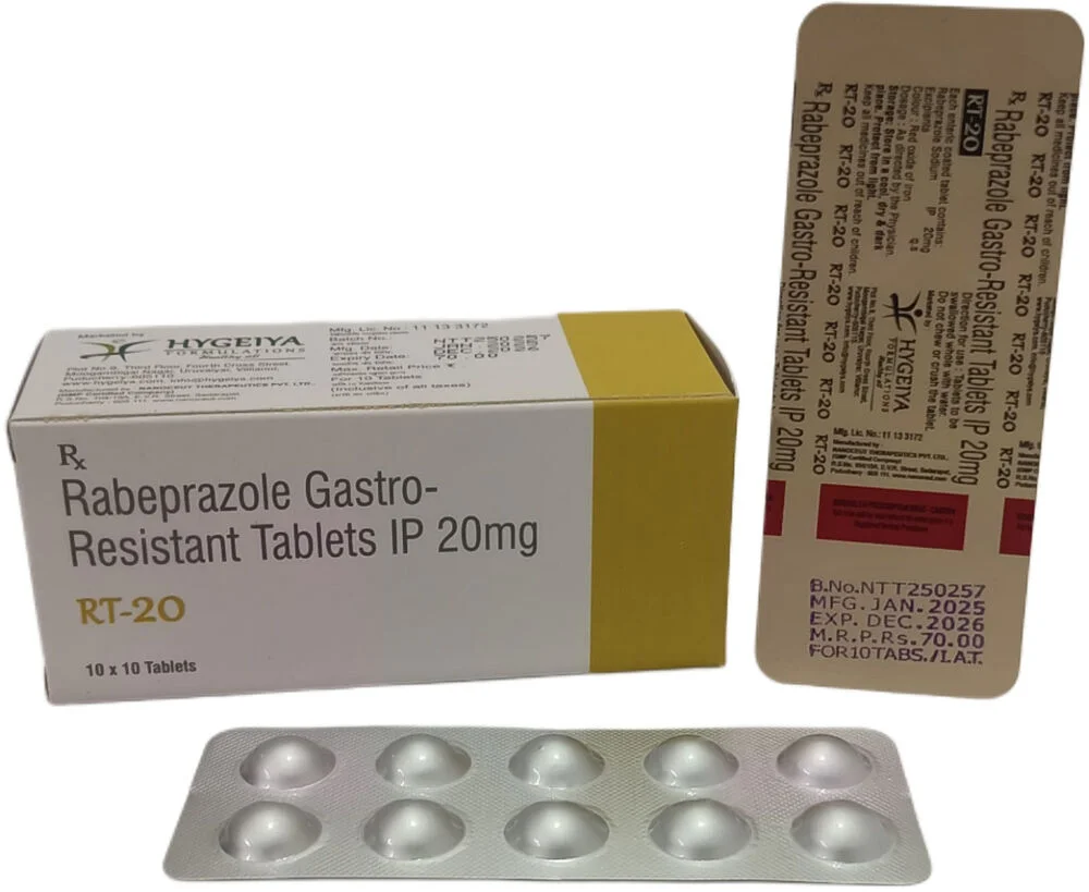 Rabeprazole Gastro-Resistant Tablets IP 20mg